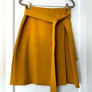 Dressy Mustard colored Ann Taylor skirt